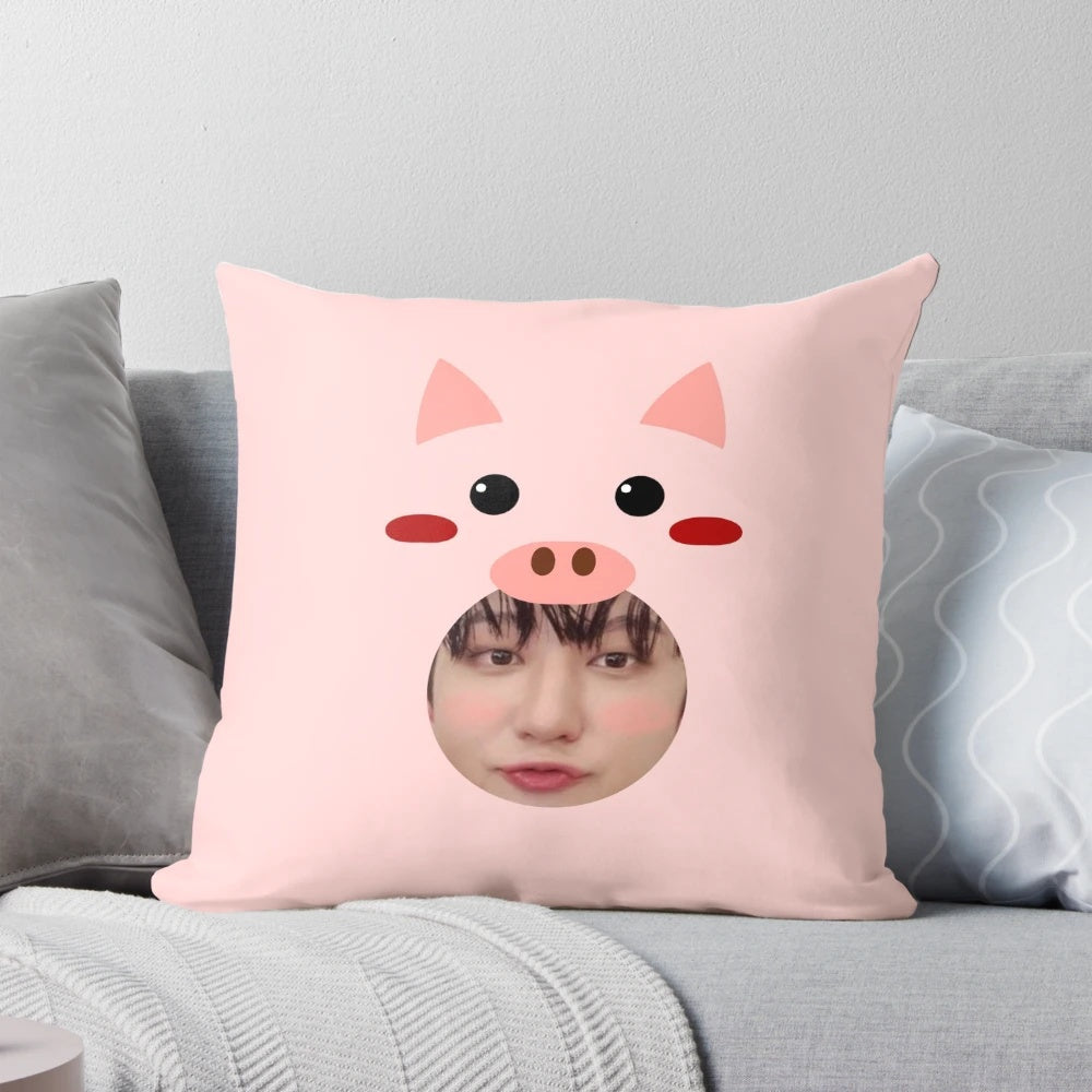 Soft and cuddly plush pillow featuring a Stray Kids Changbin character design.