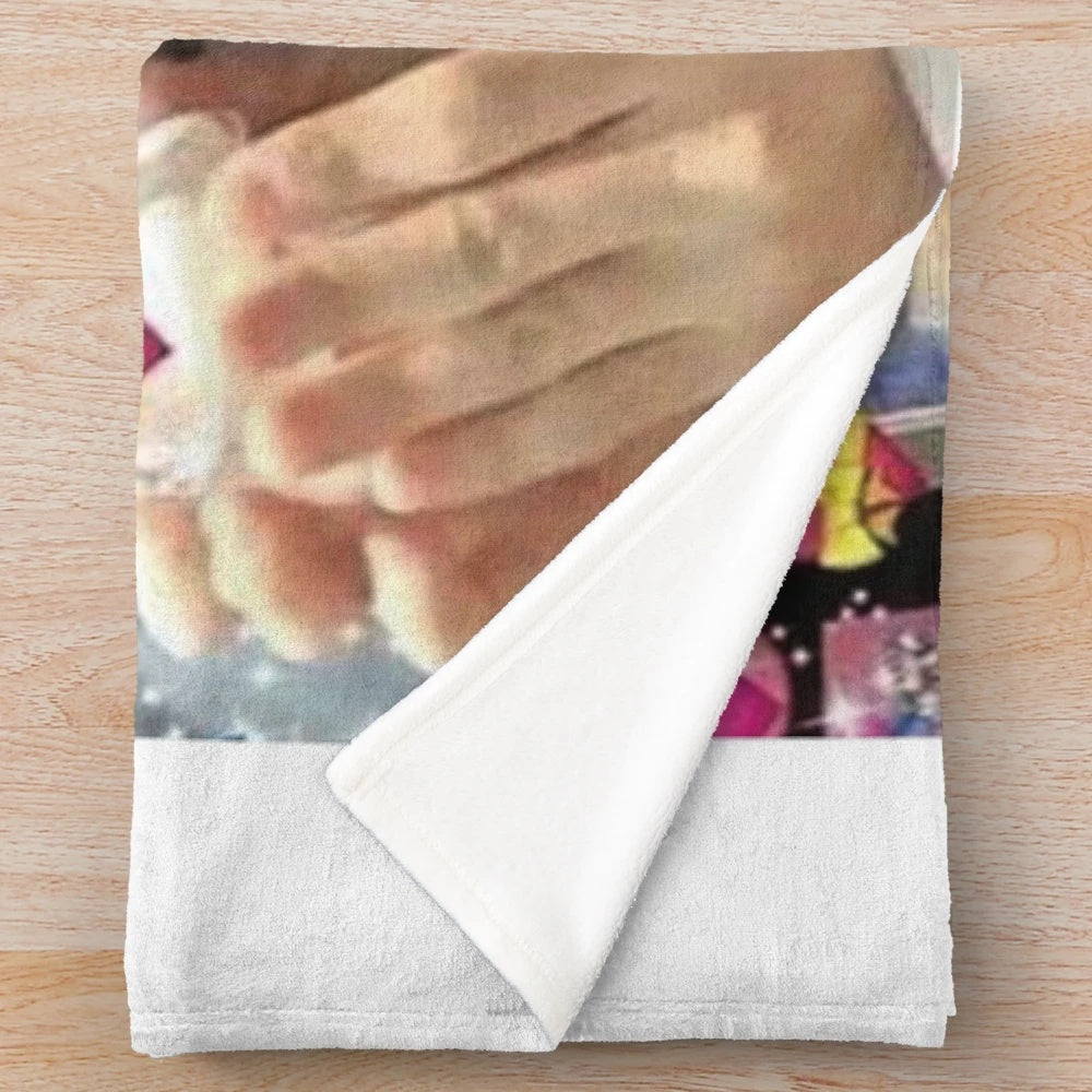 Stray Kids Felix Heart Meme Inspired Plush Blanket
