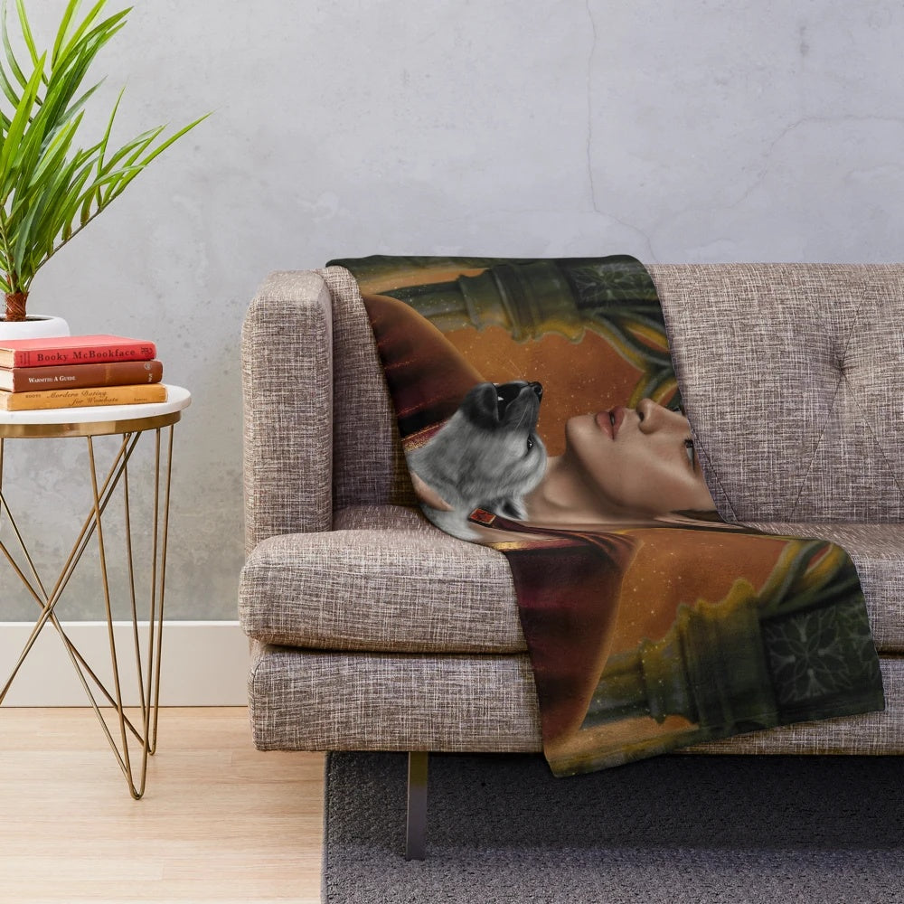 Stray Kids inspired plush blanket featuring Bang Chan, Hyunjin, and Felix