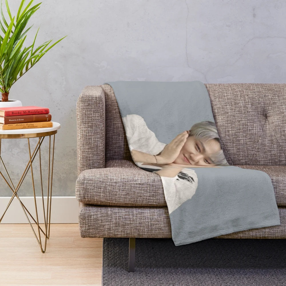 Stray Kids Inspired Plush Blanket - Comfortable kpop fan collectible