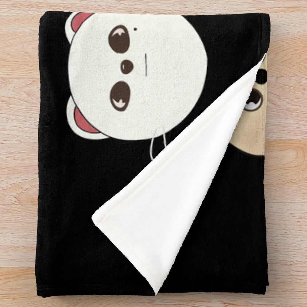 Stray Kids-inspired plush blanket with SKZoo members design