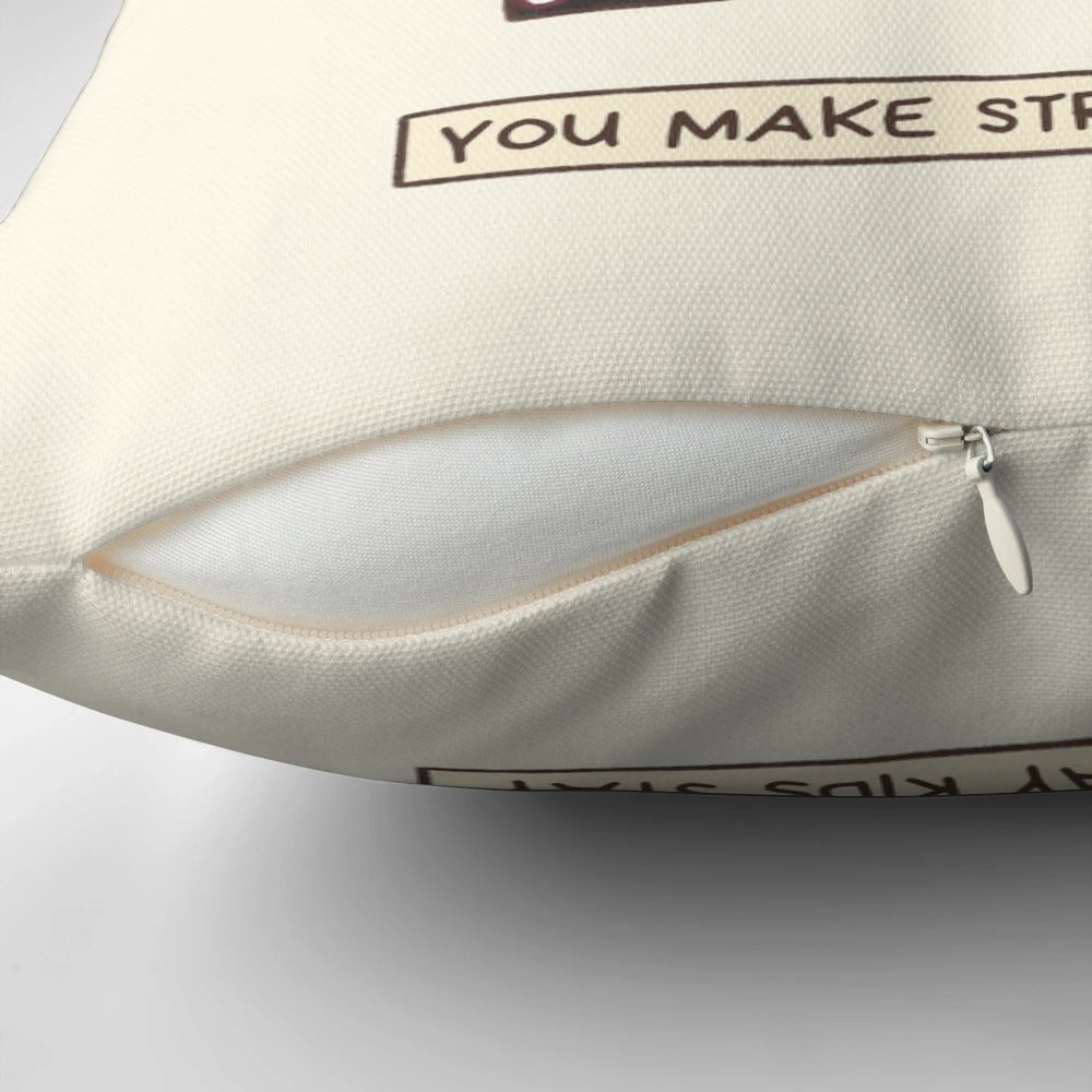 Stray Kids SKZOO plush pillow, featuring members of the K-pop group Stray Kids