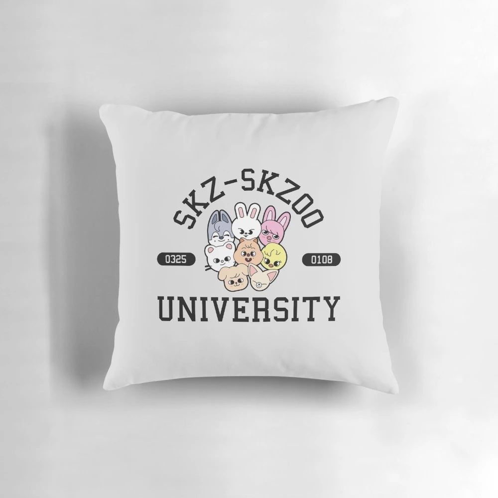 Stray Kids SKZOO University Logo Plush Pillow