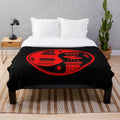 Yin Yang Guitar and Bass Plush Blanket