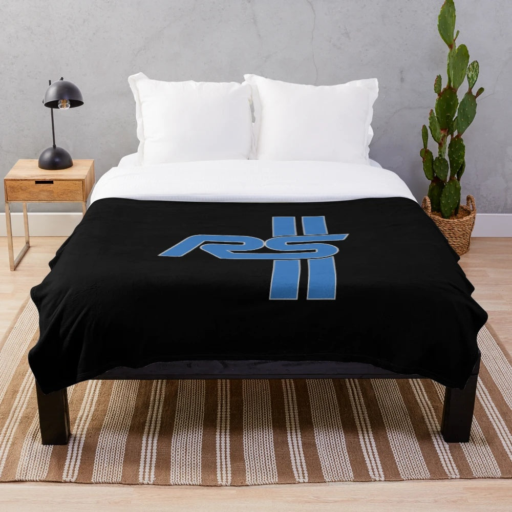 Striped plush blanket for cozy warmth