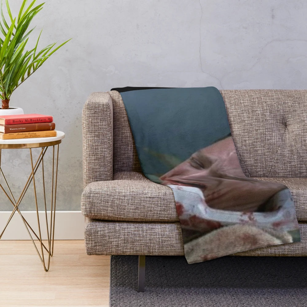 Stu Macher inspired plush blanket for Scream movie fans