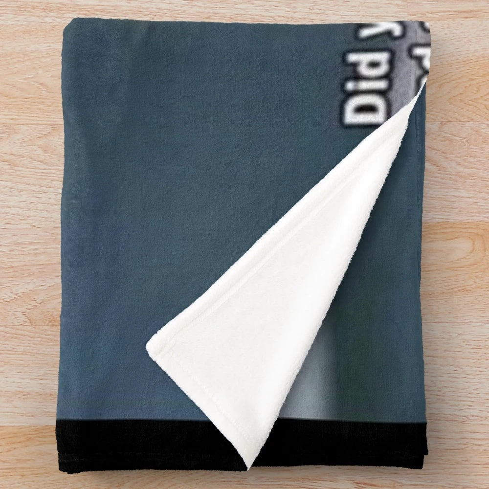 Stu Macher inspired plush blanket for Scream movie fans