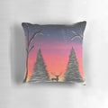 Vibrant abstract design on a high-quality canvas board pillow, perfect for modern living spaces.