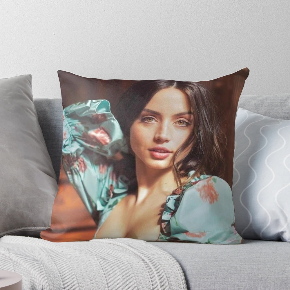 Soft, comfortable and stylish Ana De Armas pillow