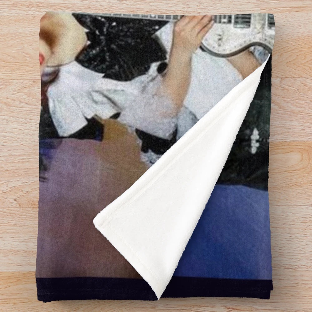 Cozy Band Maid Inspired Plush Blanket