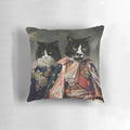 Detailed digital painting of a regal, anthropomorphic cat in the style of classic old master portraiture.