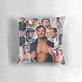Decorative Pillow featuring a collage of photos of actor Henry Cavill
