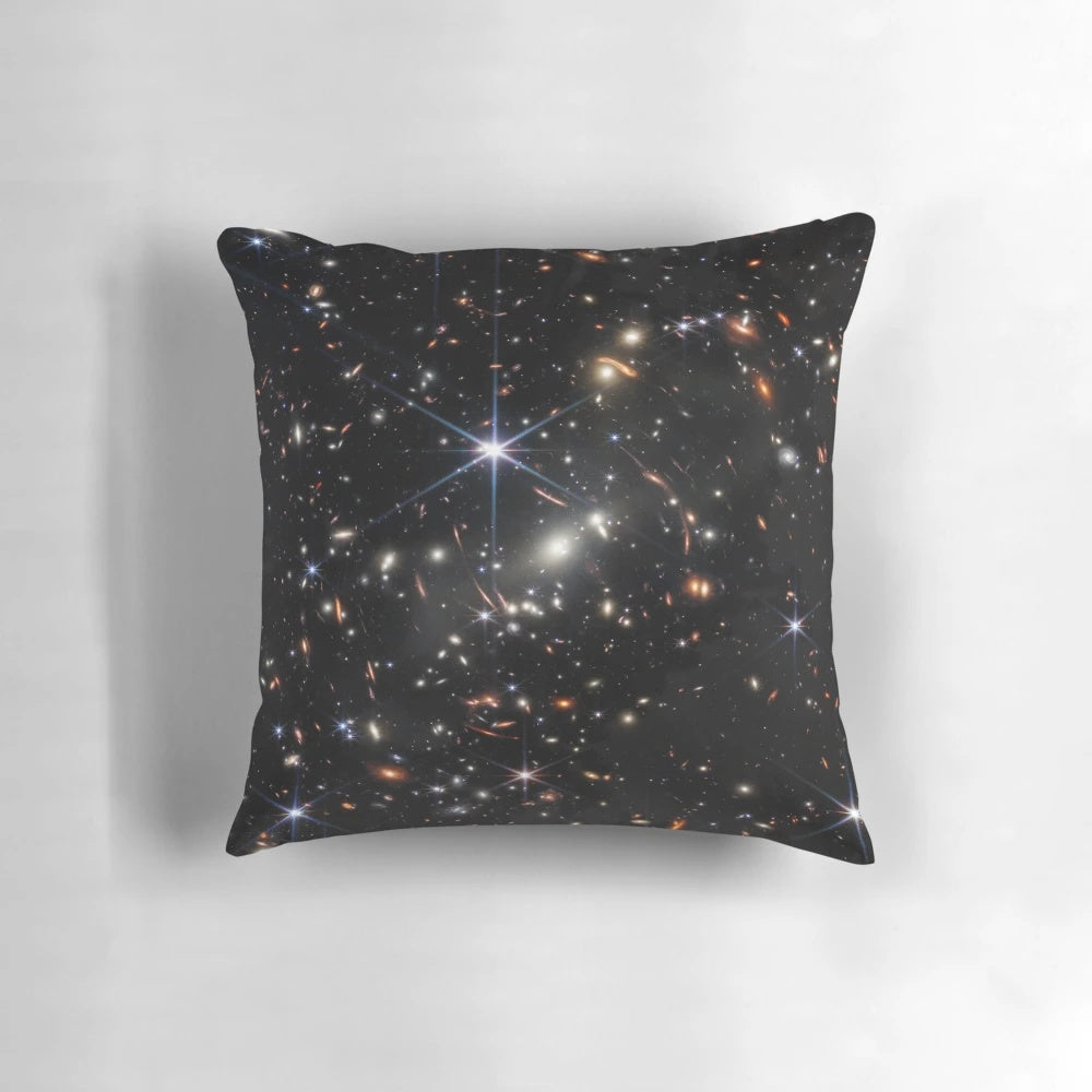 Captivating image of the James Webb Space Telescope's first deep field, showcasing the wonders of the cosmos.