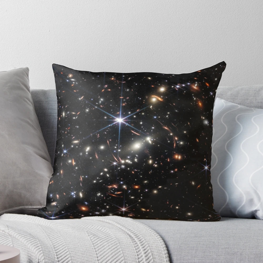 Captivating image of the James Webb Space Telescope's first deep field, showcasing the wonders of the cosmos.