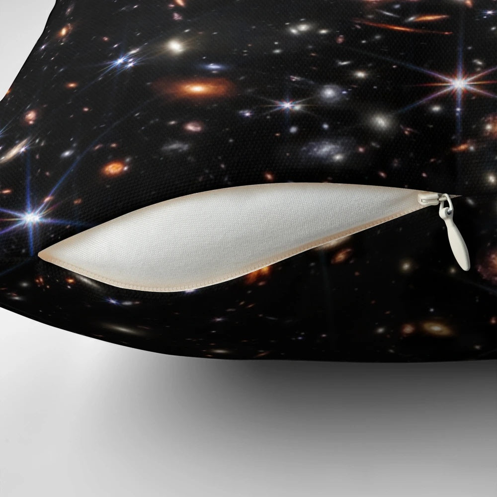 Captivating image of the James Webb Space Telescope's first deep field, showcasing the wonders of the cosmos.