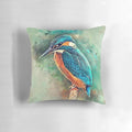 Vibrant image of a kingfisher bird perched on a branch, showcasing the bird's vivid blue and orange plumage.