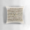 Detailed medieval art illustration of the Battle of Hastings on a decorative pillow