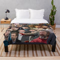 Michael Sheen Photo Collage Plush Blanket