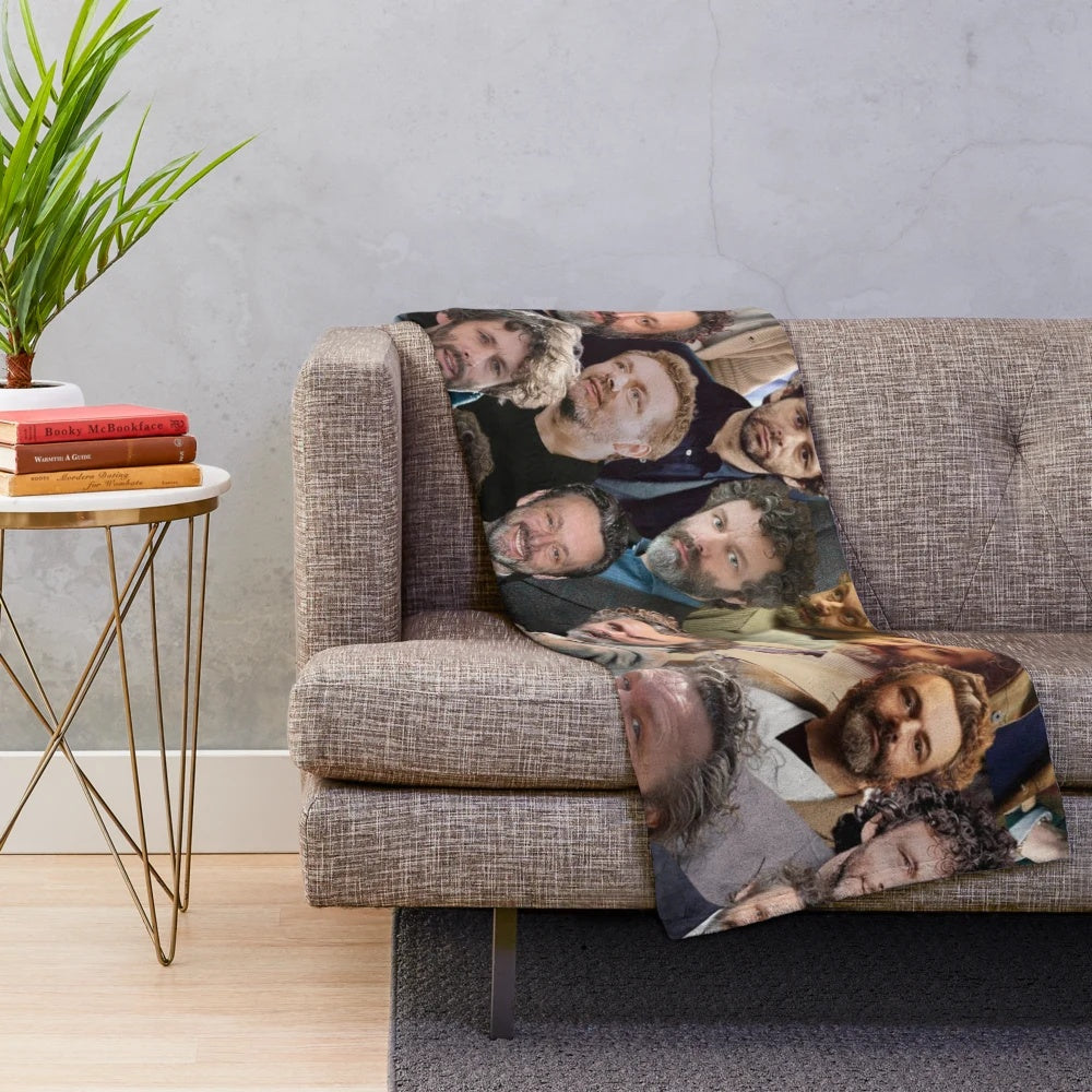 Michael Sheen Photo Collage Plush Blanket