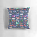Colorful and Unique Nudibranch Pillow for Coastal Home Decor