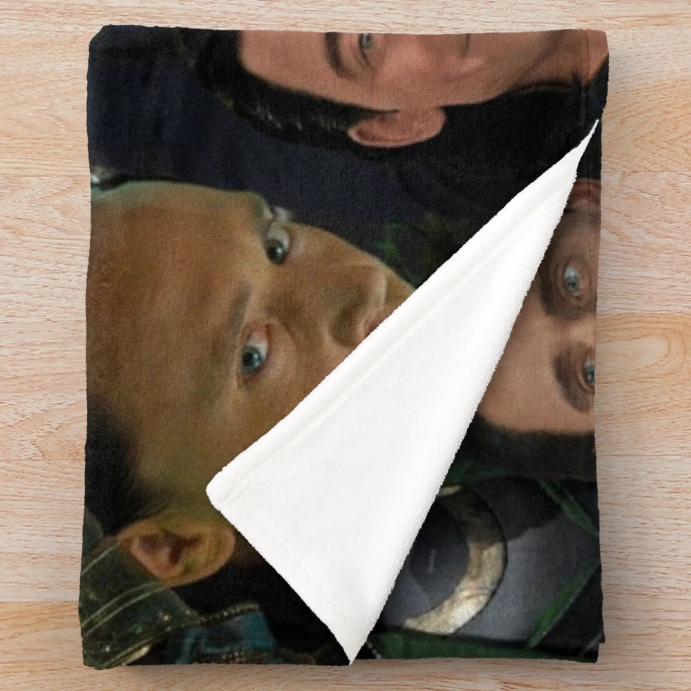 Tom Hiddleston Collage Plush Blanket