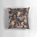 Cozy winter soldier-themed photo collage pillow featuring iconic Marvel character