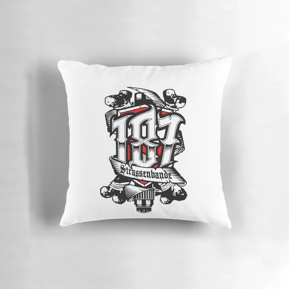 187 Smokezz Hip Hop Pillow with Artistic Graffiti Design
