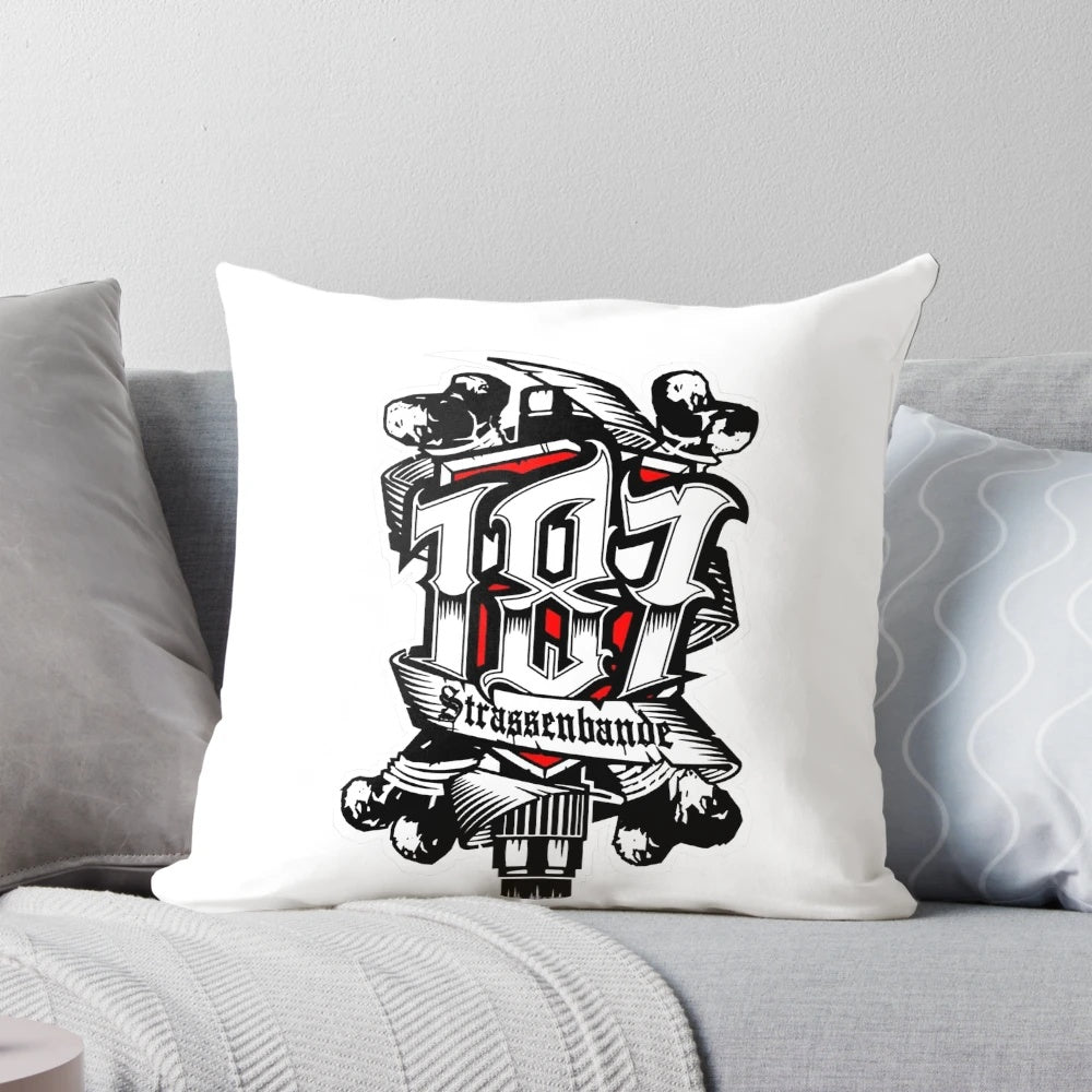 187 Smokezz Hip Hop Pillow with Artistic Graffiti Design