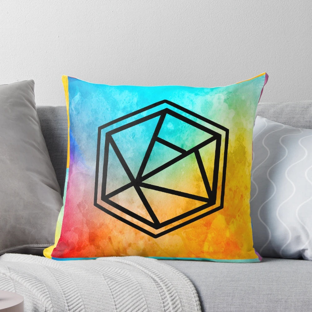 Soft and plush 20-inch square pillow for comfortable home décor