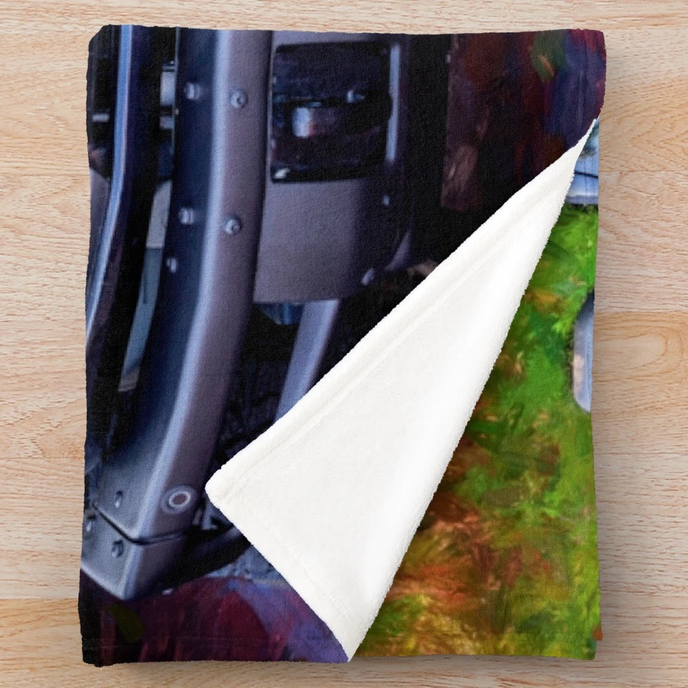 2022 Black Ford Bronco Inspired Plush Blanket
