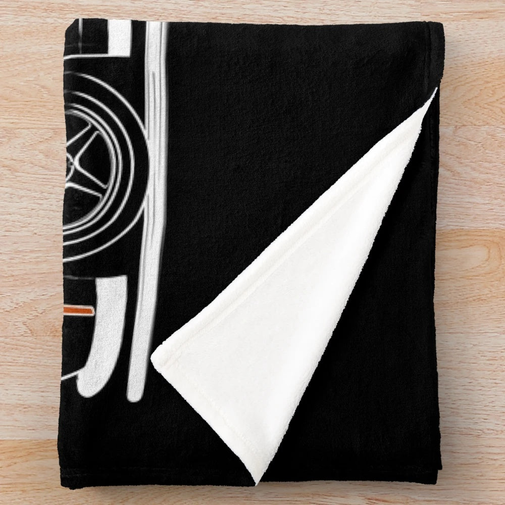 350Z Plush Blanket with Japanese Car Culture Inspired Design