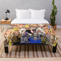 Helene Fischer German Pop Singer Abstract Collage Pattern Plush Blanket