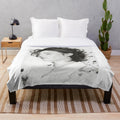 Agust D inspired plush blanket with BTS singer Suga design