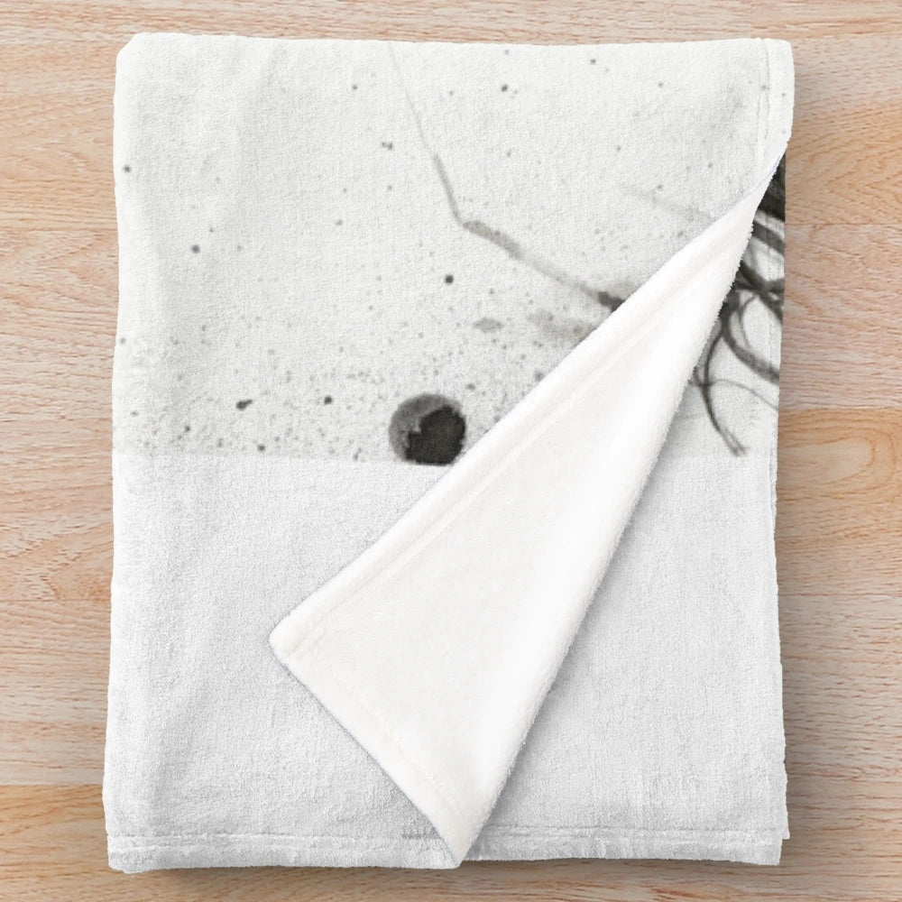 Agust D inspired plush blanket with BTS singer Suga design