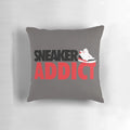 Air Jordan 3 inspired throw pillow with fiery red design