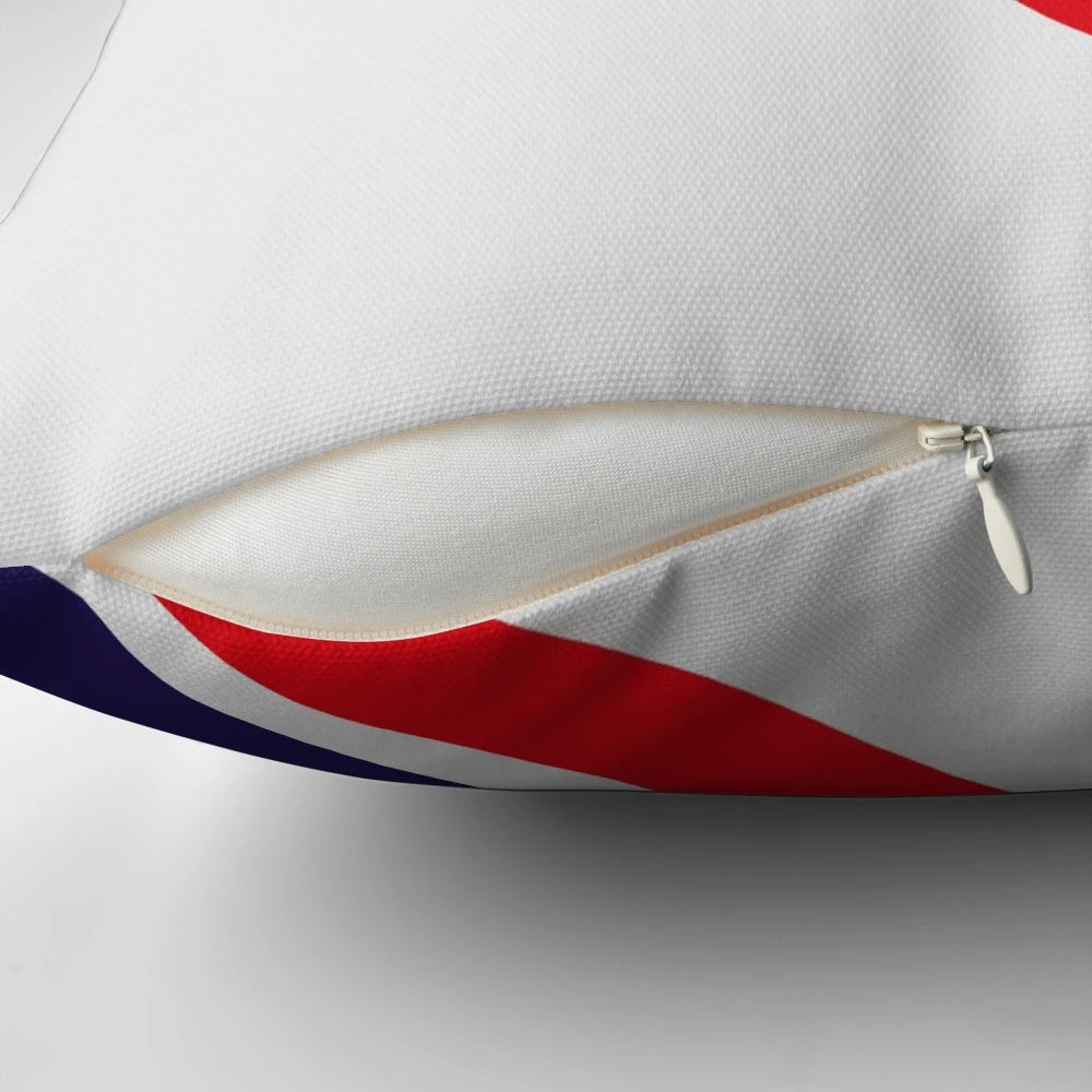 British Airways-inspired airplane-themed pillow with Landor design