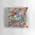 Decorative pillow featuring album cover artwork