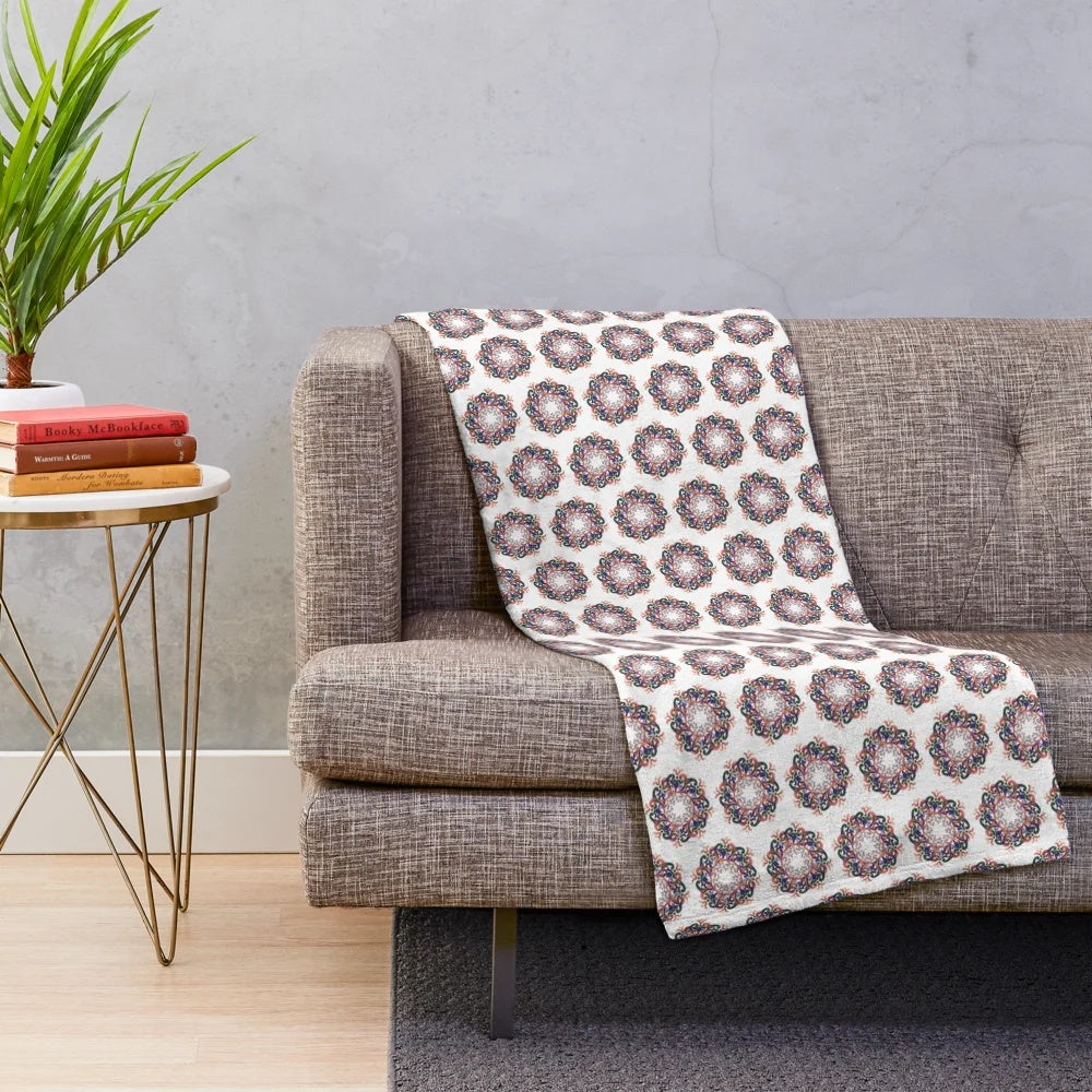 Stylish and cozy designer plush blanket for home decor
