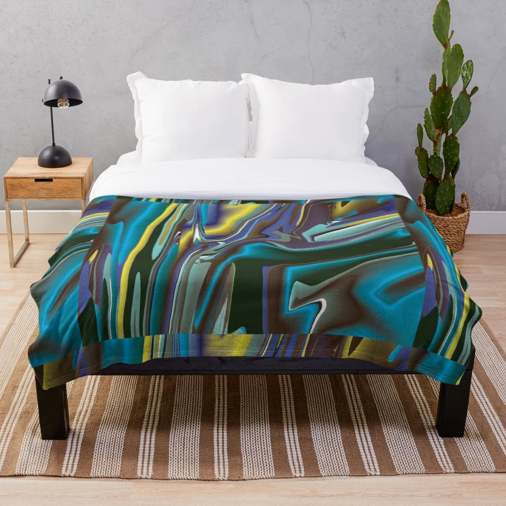 Stylish and Cozy Designer Plush Blanket