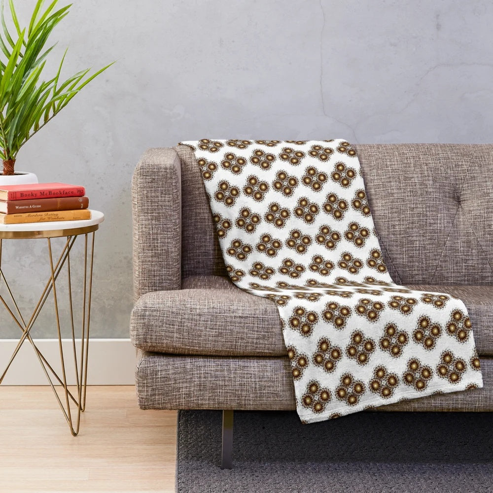 Plush Designer Blanket in Vibrant Colors and Patterns