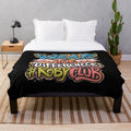 Cool design plush blanket with inspirational typography