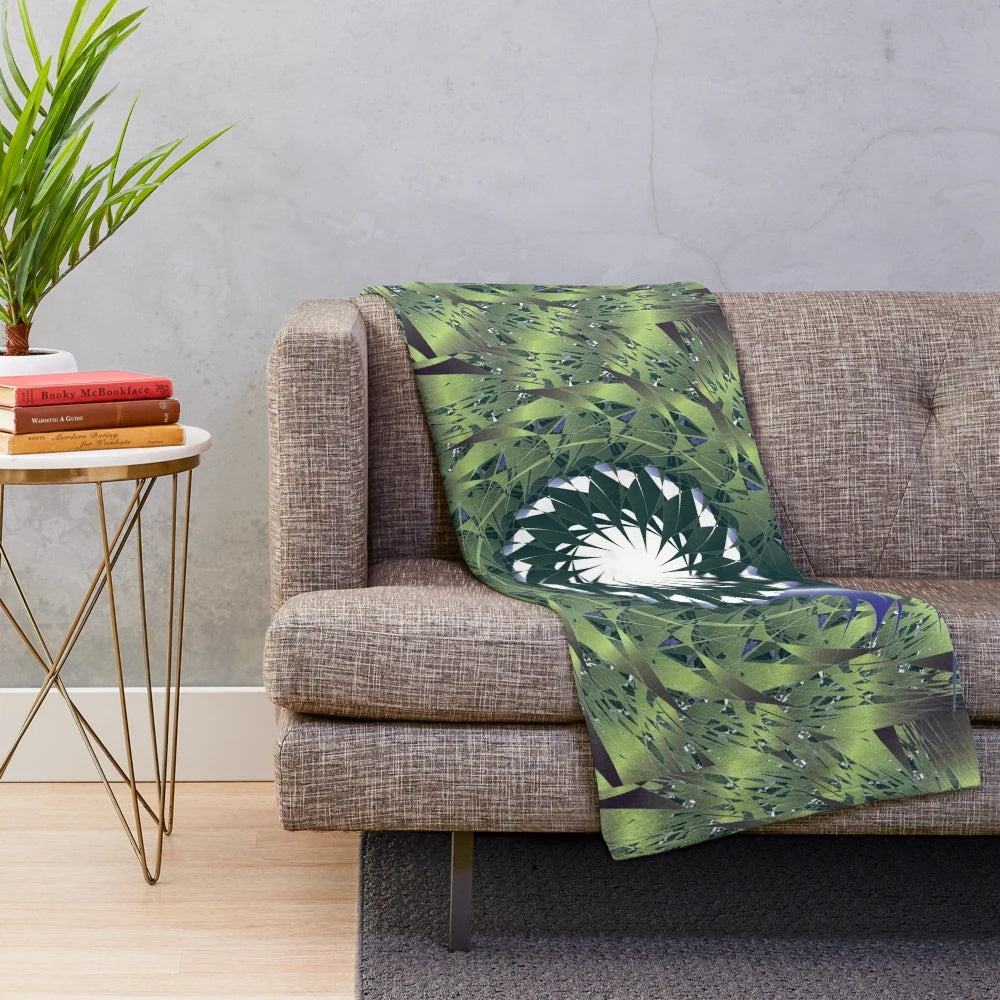 Plush designer blanket with a stylish and trendy pattern