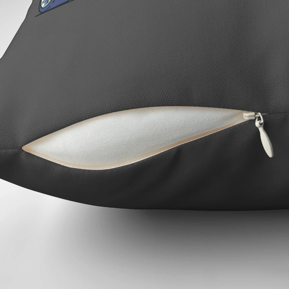 Anthracite MG TF Convertible Pillow - Stylish Car Art for Home Decor