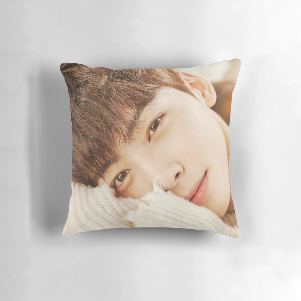 Soft and comfortable pillow featuring the image of Astro member Cha Eunwoo