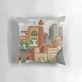 Pillow featuring the iconic Old Joe clock tower of the University of Birmingham