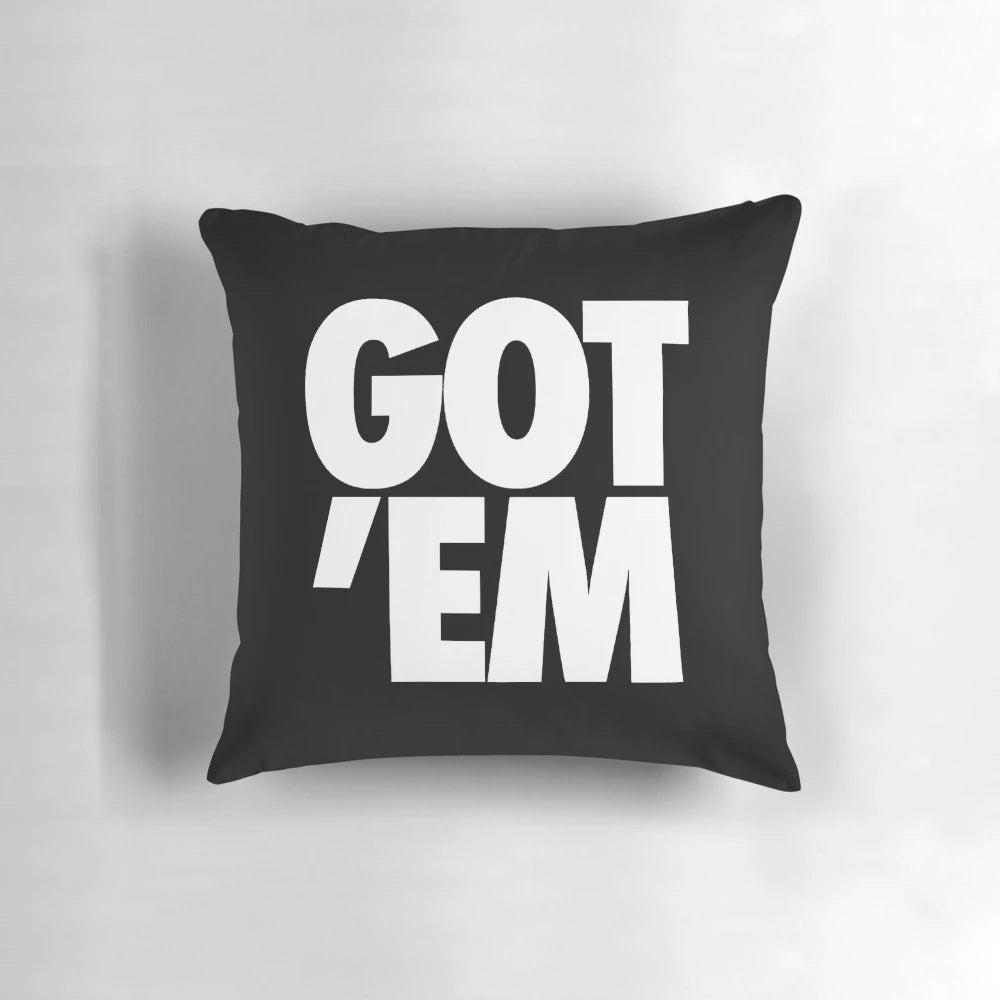 Black and white sneaker-inspired pillow for sneakerheads