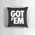 Black and white sneaker-inspired pillow for sneakerheads