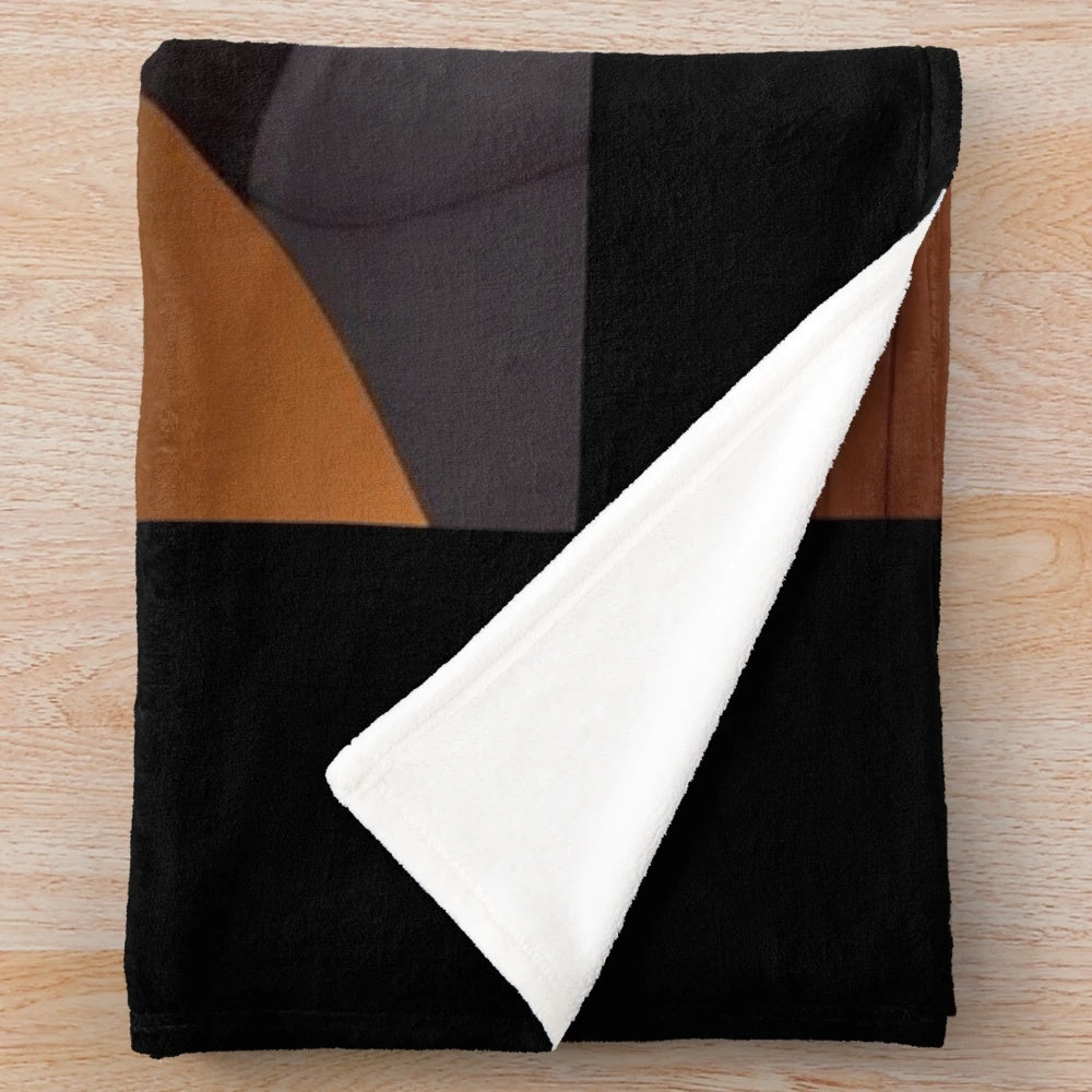Cozy blue eye samurai themed plush blanket