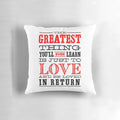 Decorative throw pillow featuring a Broadway and Moulin Rouge inspired design