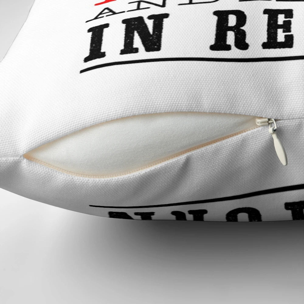 Decorative throw pillow featuring a Broadway and Moulin Rouge inspired design